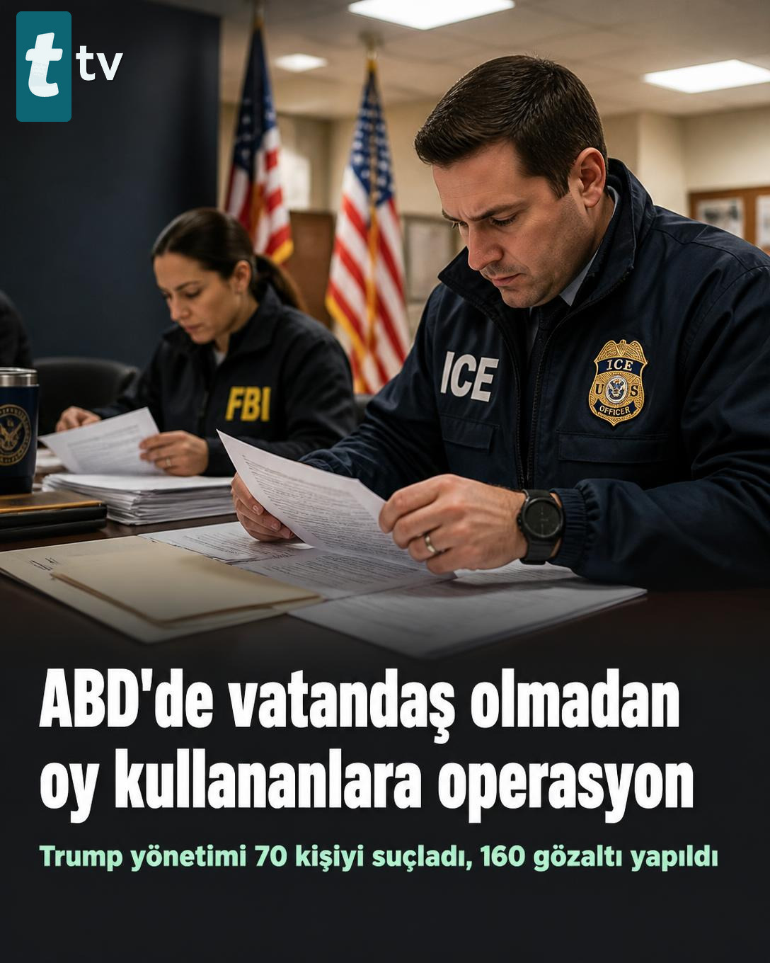 ABD'de vatandaş olmadan oy kullananlara operasyon