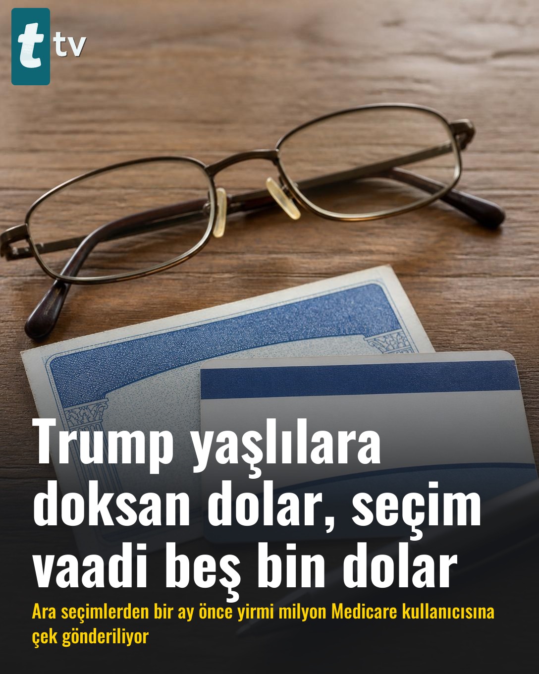 Trump yaşlılara doksan dolar, seçim vaadi beş bin dolar