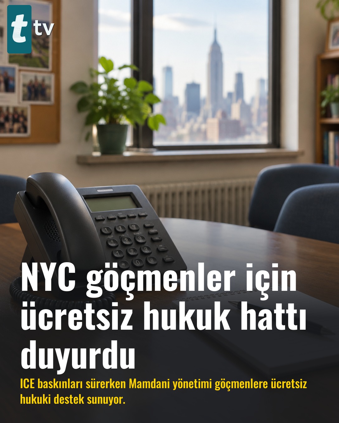 NYC göçmenler için ücretsiz hukuk hattı duyurdu
