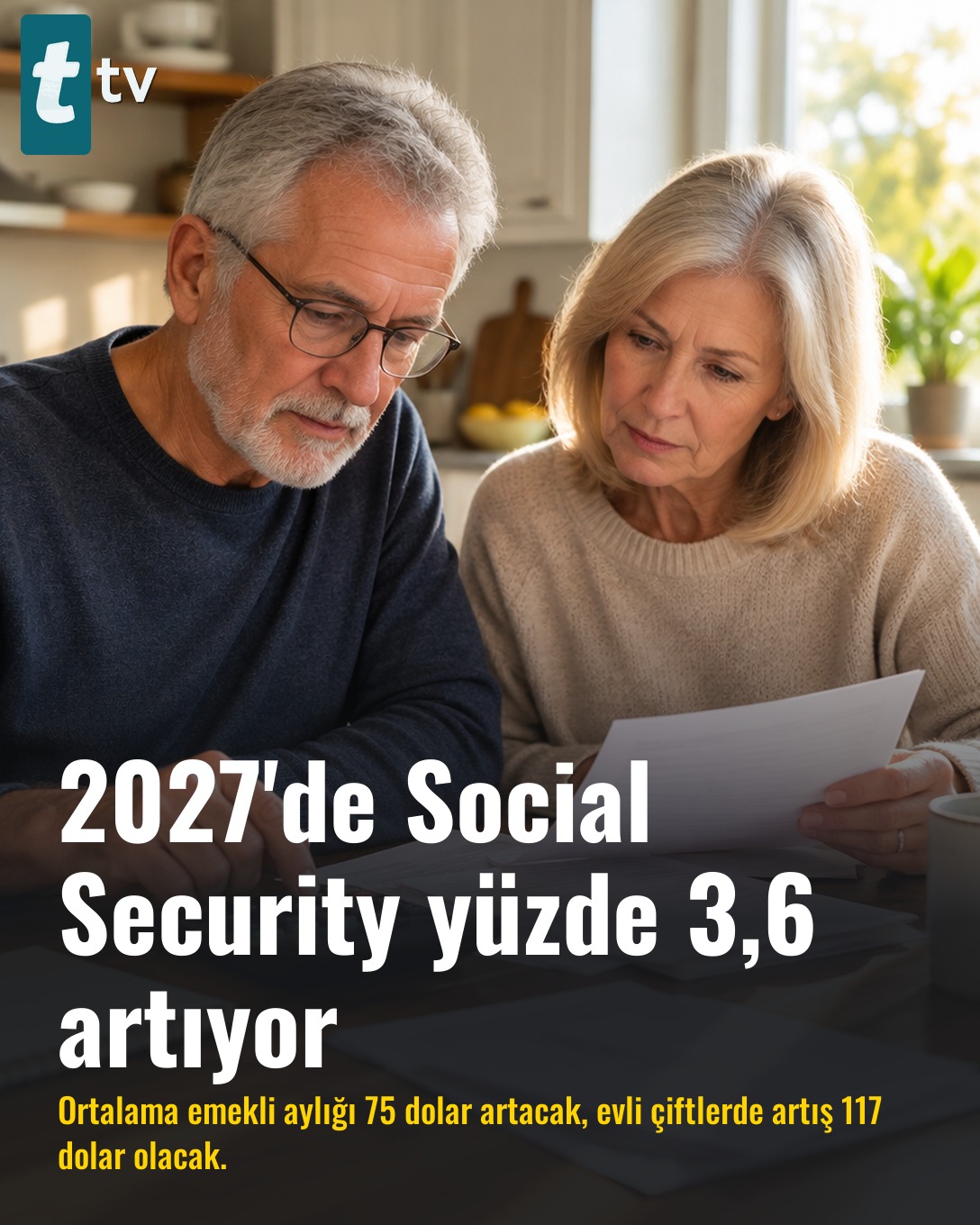 2027'de Social Security yüzde 3,6 artıyor