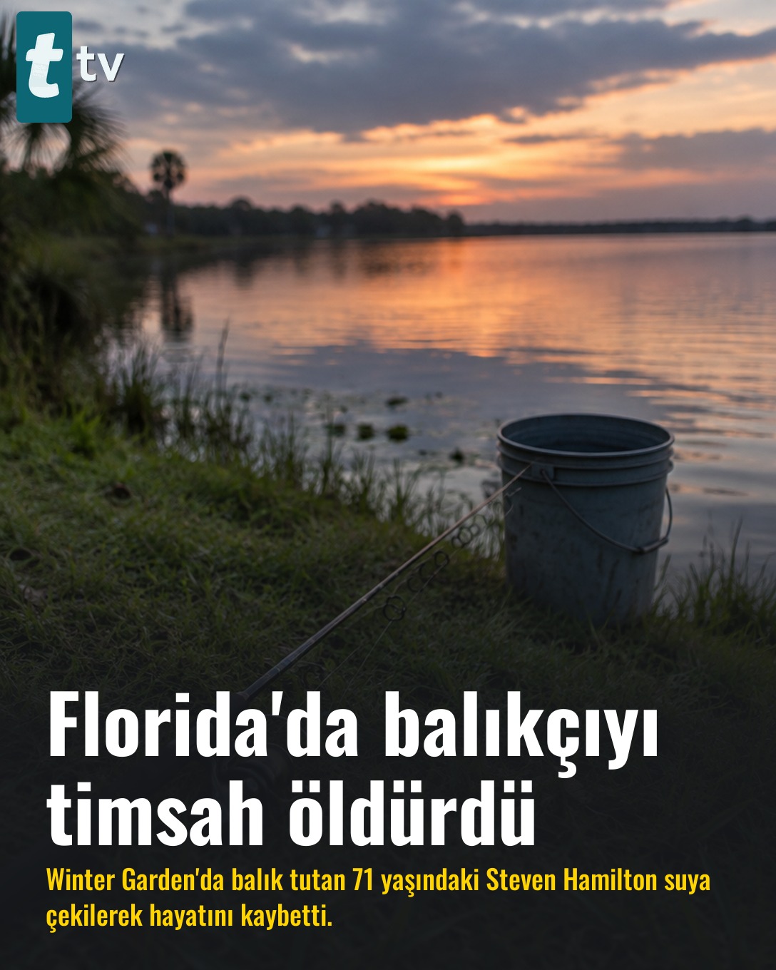 Florida'da balıkçıyı timsah öldürdü