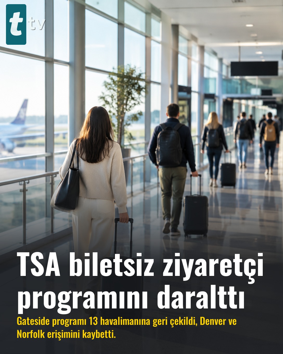 TSA biletsiz ziyaretçi programını daralttı