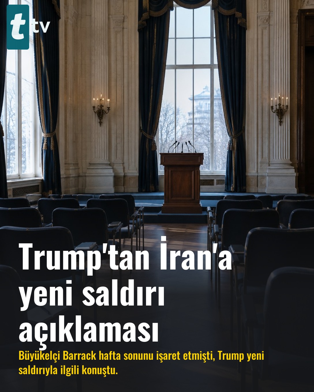 Trump'tan İran'a yeni saldırı açıklaması