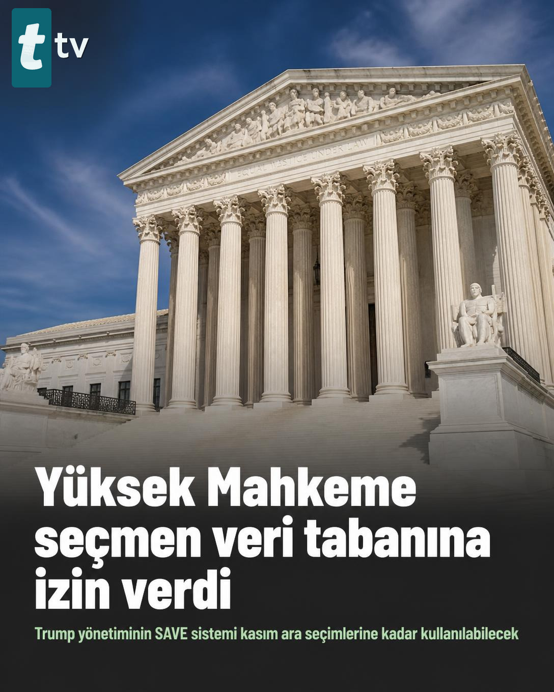 Yüksek Mahkeme seçmen veri tabanına izin verdi