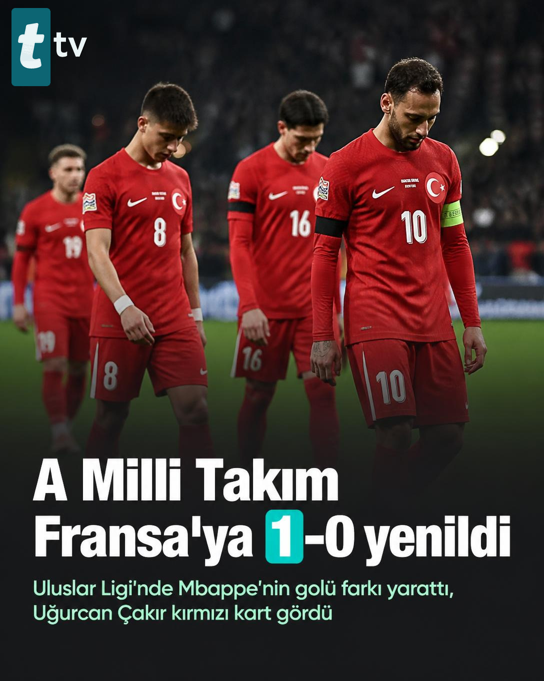 A Milli Takım Fransa'ya 1-0 yenildi