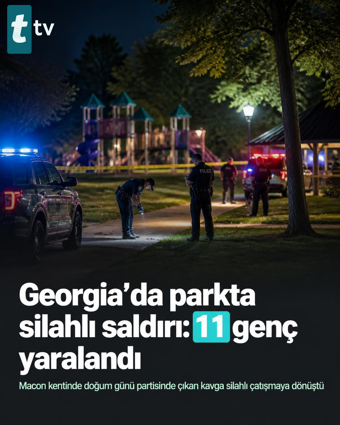 Georgia'da parkta silahlı saldırı: 11 genç yaralandı