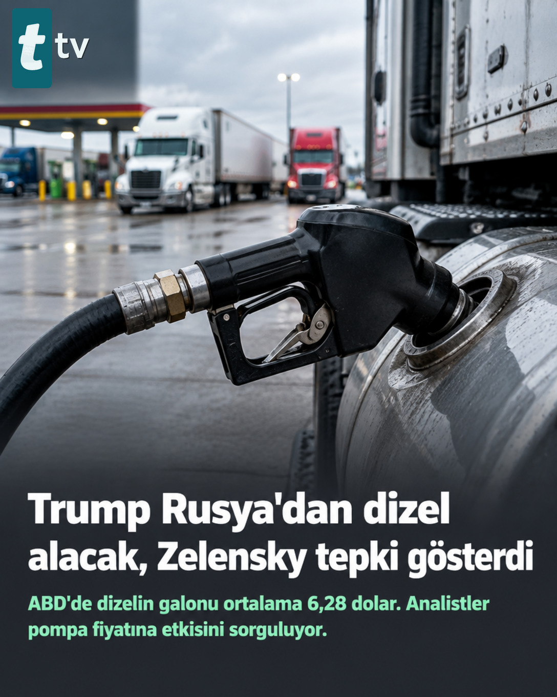 Trump Rusya'dan dizel alacak, Zelensky tepki gösterdi